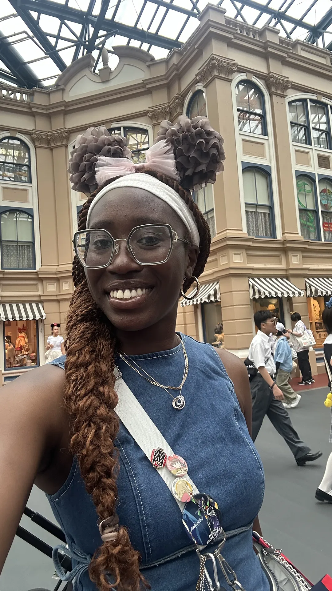 Portræt af Justina før redigering